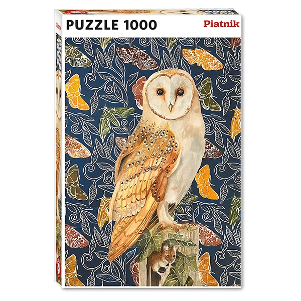 PFG Barn Owl with Mouse (1000pcs) (Usage/Used - PUZZLES FOR GOOD)