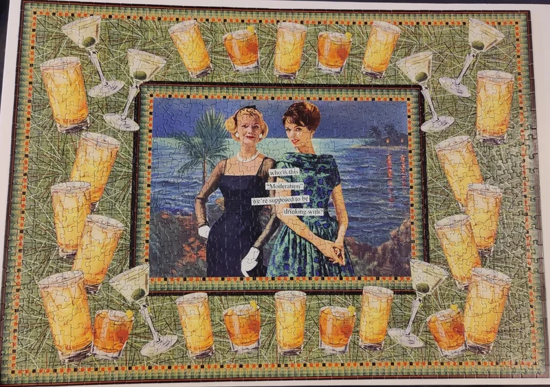 PFG Who Is This Moderation? Anne Taintor (1000pcs) (Usage/Used - PUZZLES FOR GOOD)