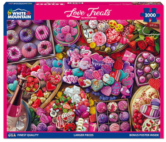 DMG Love Treats, Jessica White (1000pcs) (DAMAGED BOX)