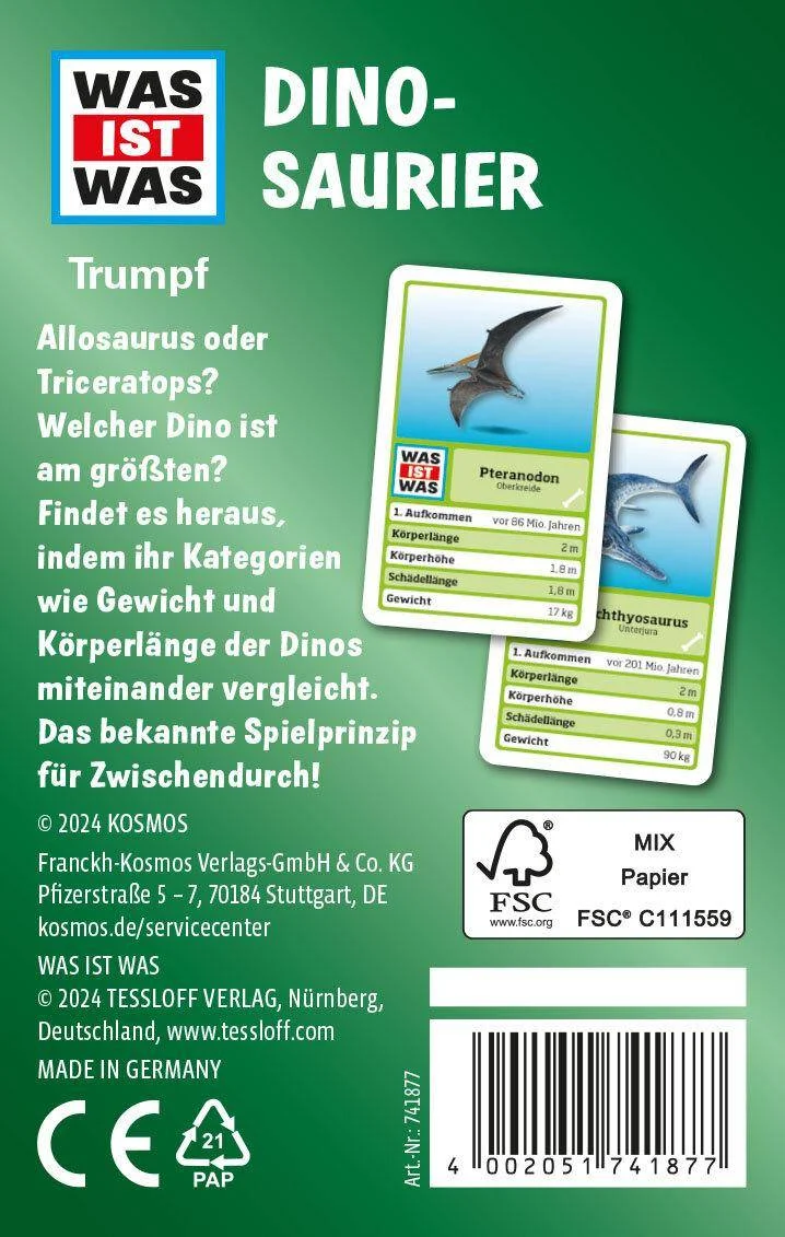 Dinosaurier - WAS IST WAS Trumpf, deutsch