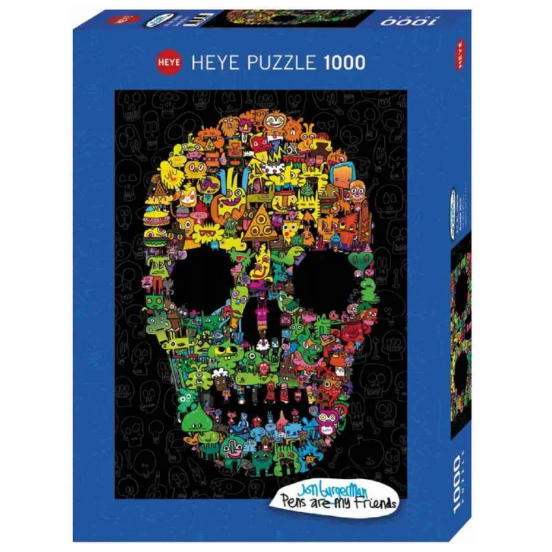 Heye - Doodle Skull Standard - 1000 Teile