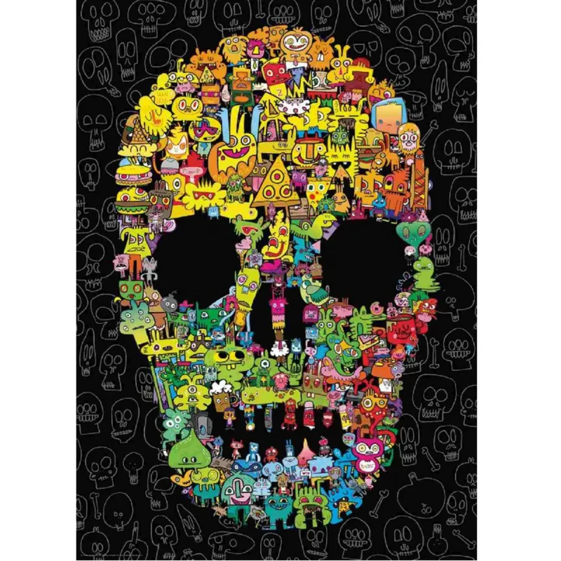 Heye - Doodle Skull Standard - 1000 Teile