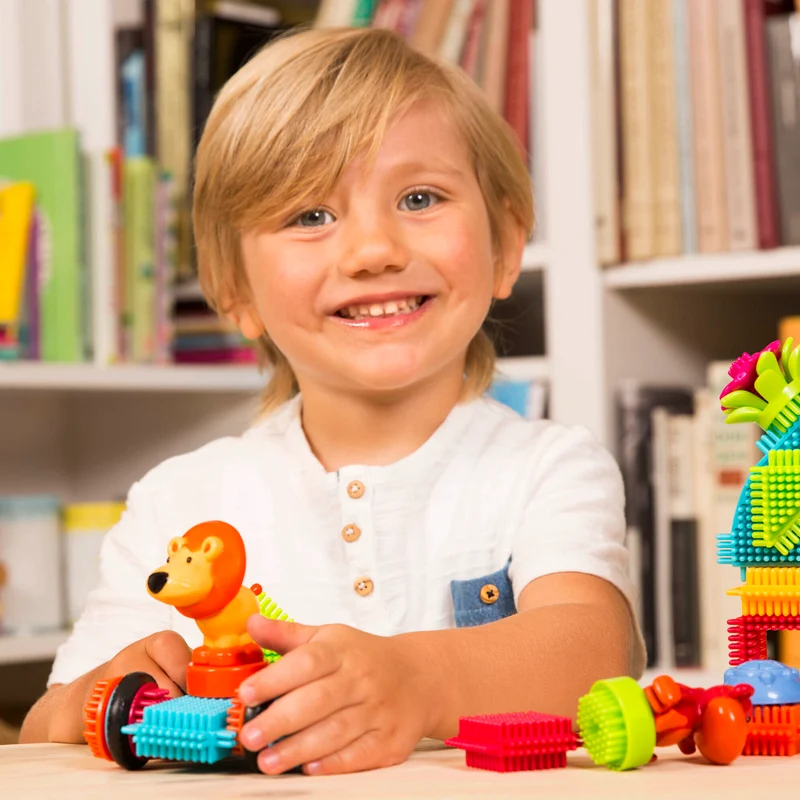 Bristle Blocks Stachelbausteine in der Tube – Dschungel