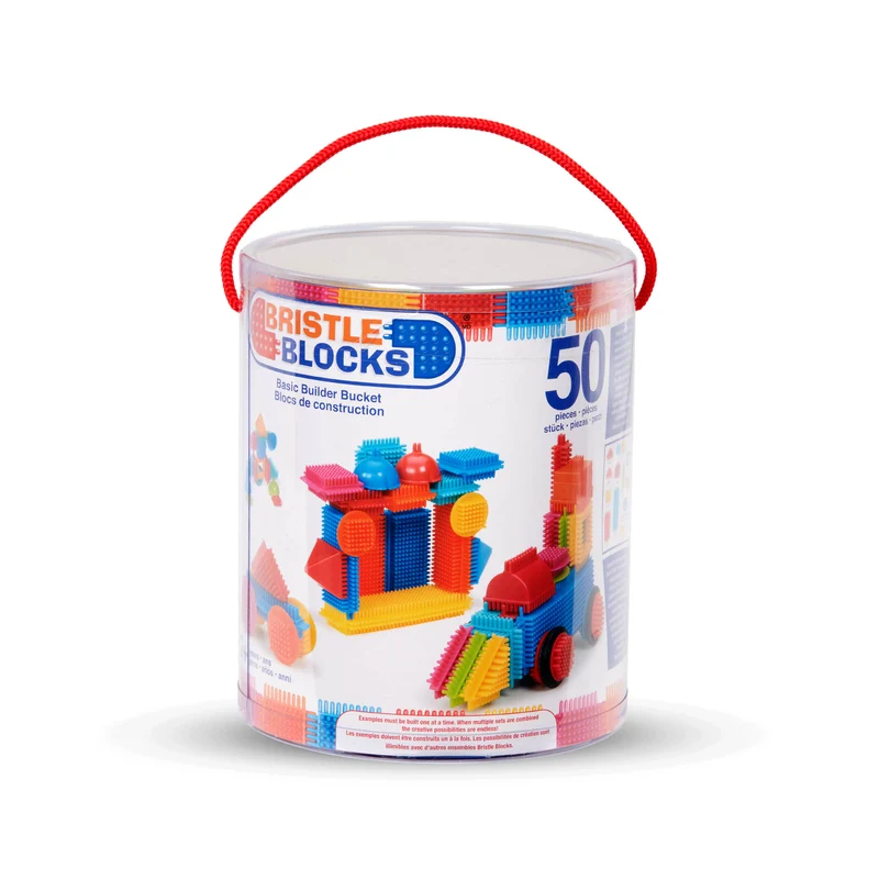 Bristle Blocks Stachelbausteine – Builder Bucket 50 Teile