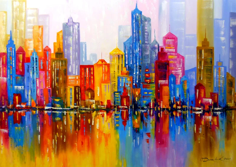 Enjoy- Rainbow City (1000pcs)