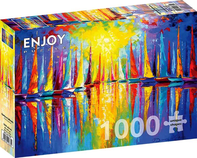 Enjoy- Rainbow Sailboats (1000pcs)