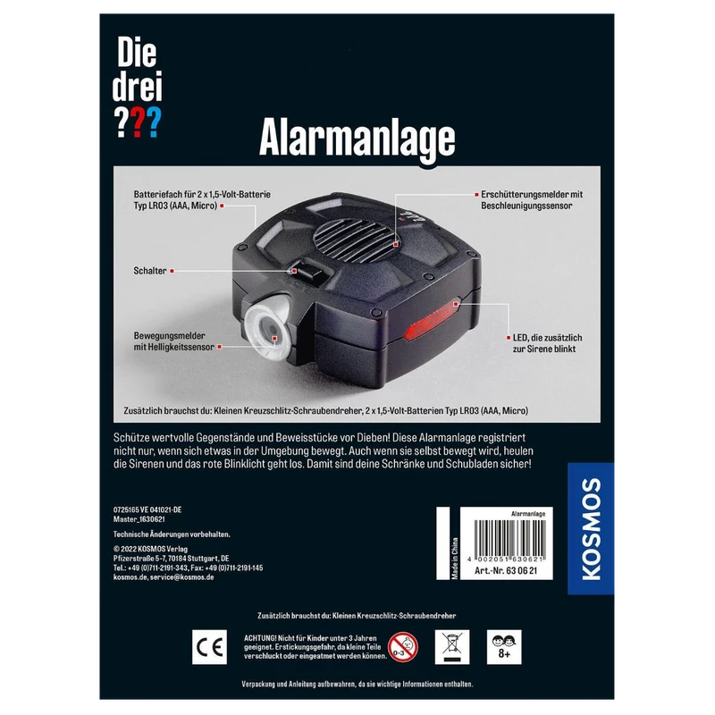 Kosmos - Die drei ??? Alarmanlage