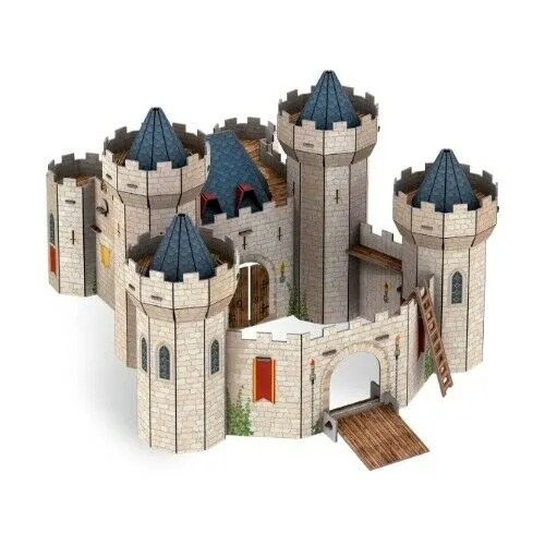 Rebo Productions Het middeleeuwse kasteel Buch und 3D - Puzzle