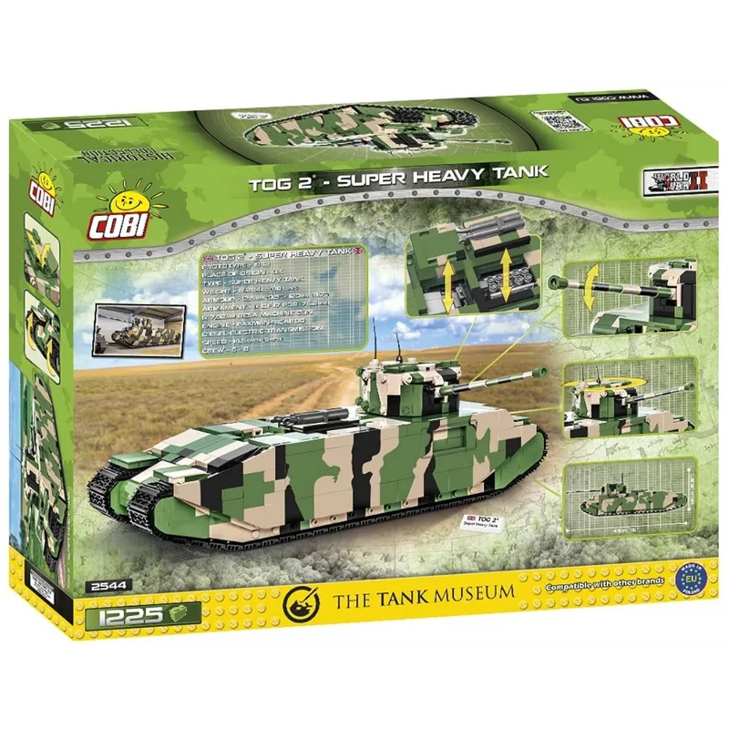 Cobi 2544 - TOG II Super Heavy Tank - Klemmbausteine