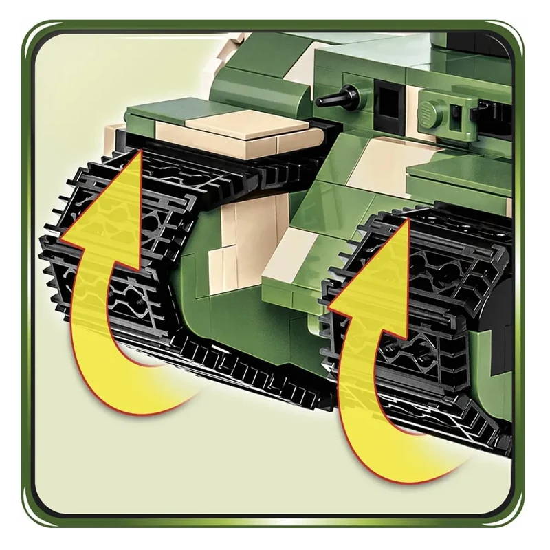 Cobi 2544 - TOG II Super Heavy Tank - Klemmbausteine