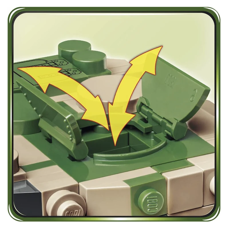 Cobi 2544 - TOG II Super Heavy Tank - Klemmbausteine