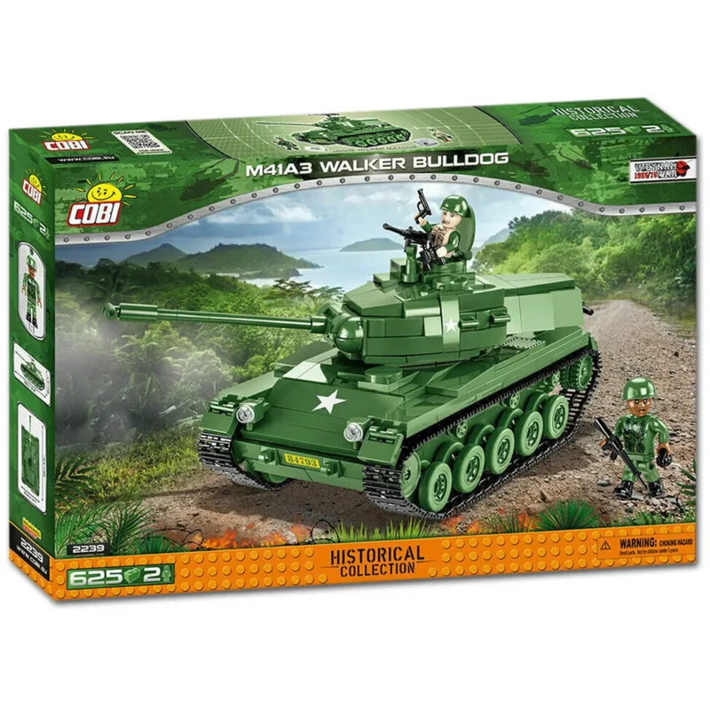 Cobi 2239 - M41A3 Walker Bulldog - Klemmbausteine
