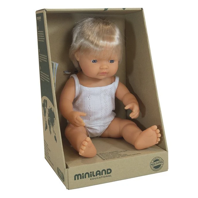 Puppe Junge - Europäer 38 cm