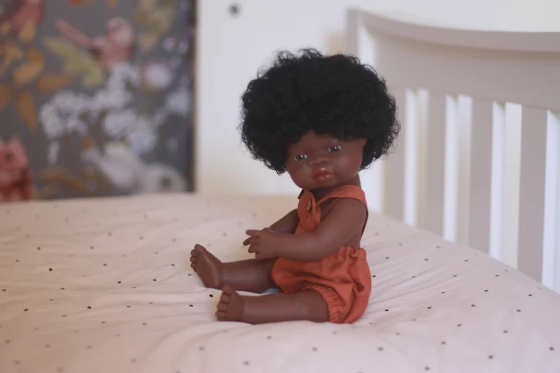 Puppe Mädchen – Afrikanerin, 38 cm