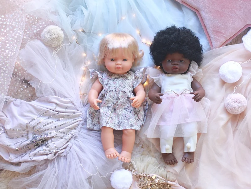 Puppe Mädchen – Afrikanerin, 38 cm