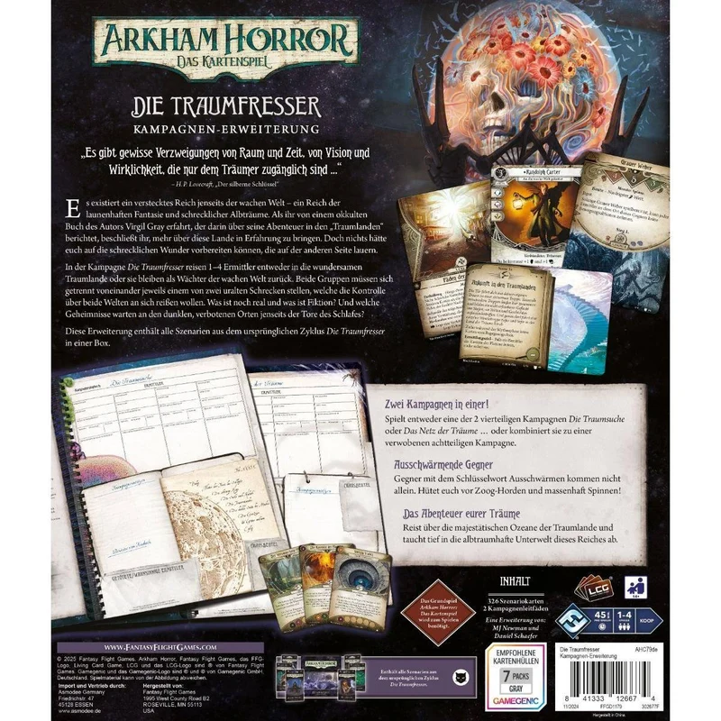 Die Traumfresser (Kampagnen Erweiterung) - Arkham Horror: Das Kartenspiel, deutsch (Erw.)