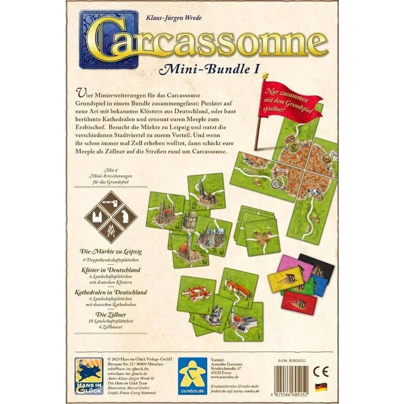 Mini-Bundle - Carcassonne, deutsch (Erw.)