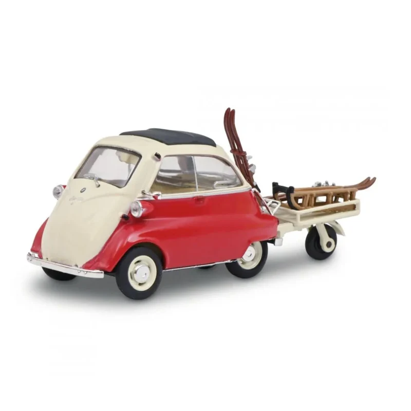 Schuco - BMW Isetta Anhänger+Ski - 1:43 Modellauto