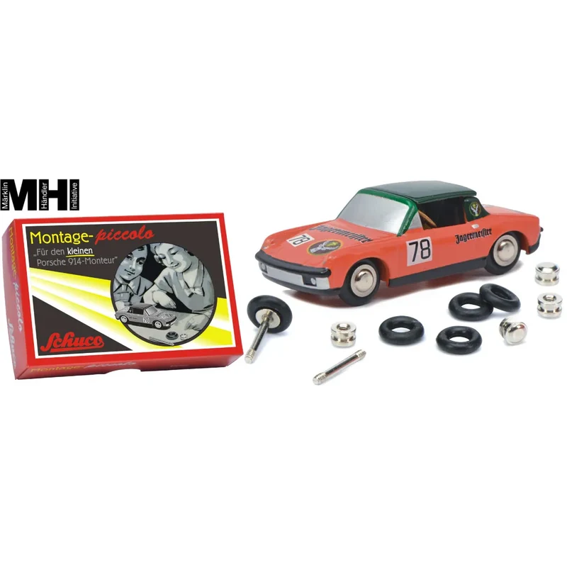 Schuco Piccolo - Montagekasten Porsche 914 - 6 - Jägermeister - - Modellauto im Maßstab 1 - 90