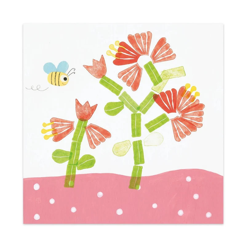 Djeco Stempelset Blumen