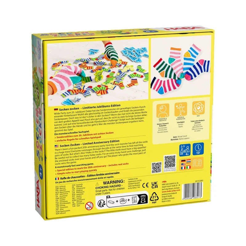 Socken zocken – Limitierte Jubiläums-Edition, deutsch