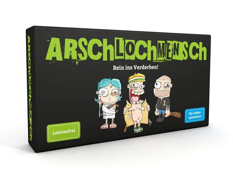Arschlochmensch, deutsch