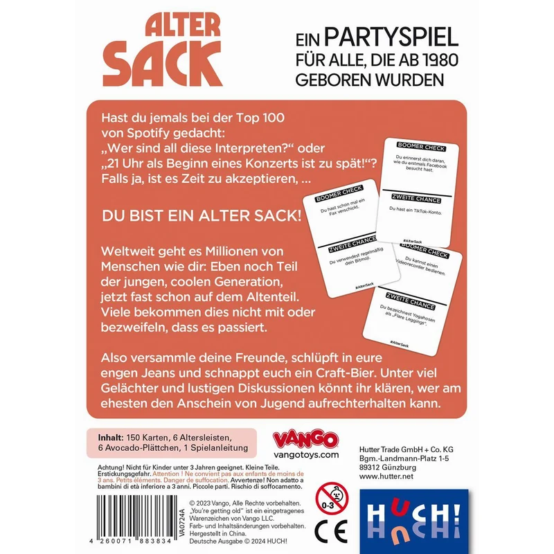 Alter Sack, deutsch