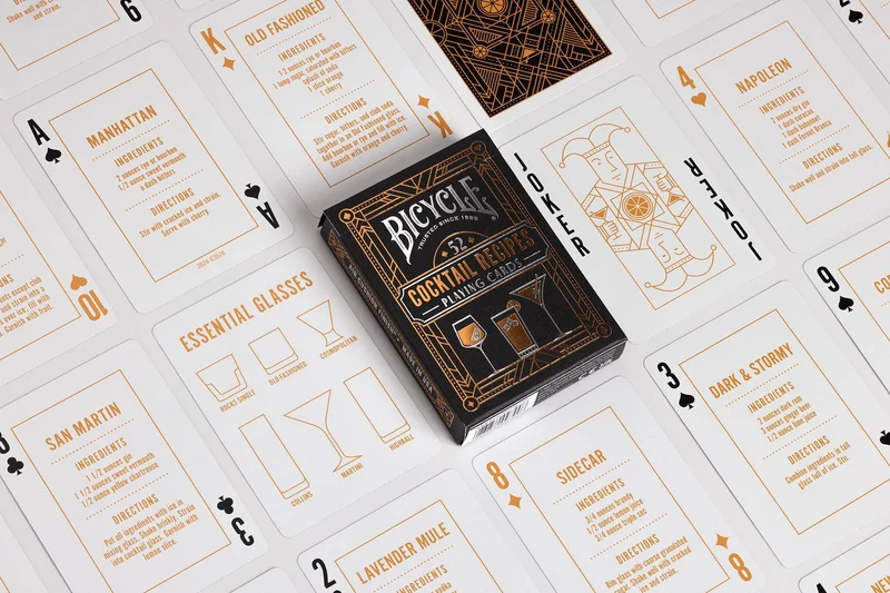 Cocktail Recipes Playing Cards - Bicycle