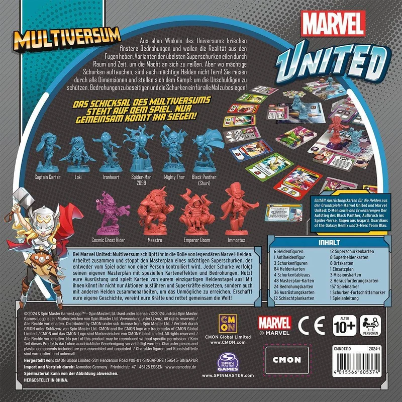 Marvel United: Multiversum, deutsch