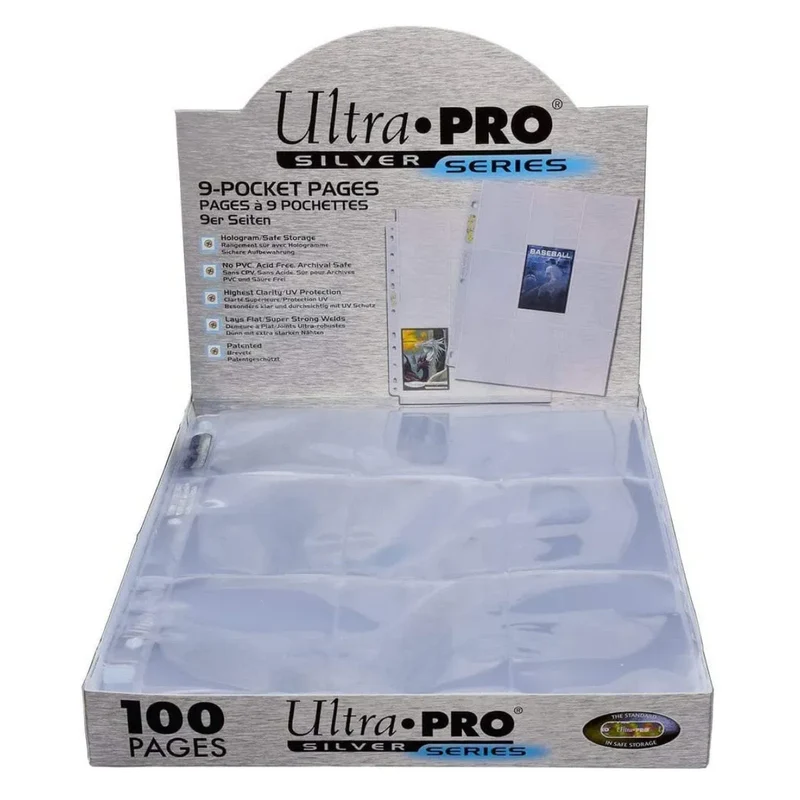 Ultra Pro - Ultra Pro Binder - 9 - Pocket - Seiten Silver - Transparent