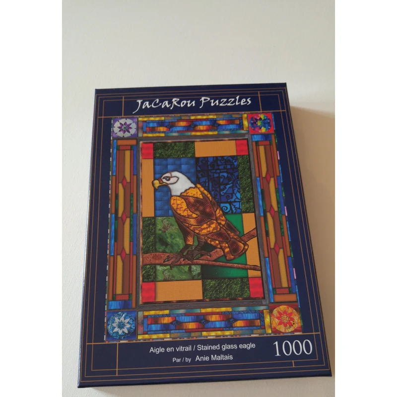 PFG Aigle en Vitrail/ Stained Glass Eagle (Usage/Used - PUZZLES FOR GOOD)