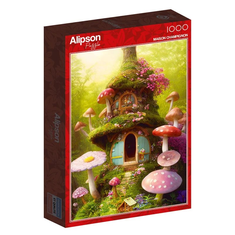 PFG Maison Champignons (1000pcs) (Usage/Used - PUZZLES FOR GOOD)