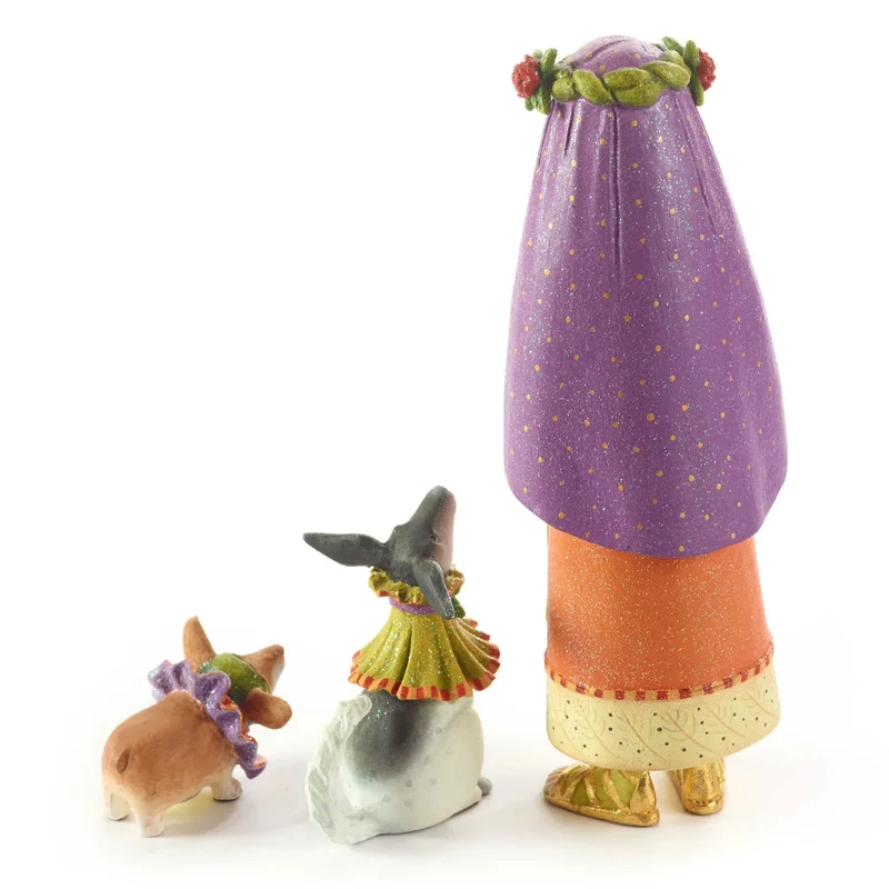 Krinkles - Nativity Schäferin mit Hundefiguren