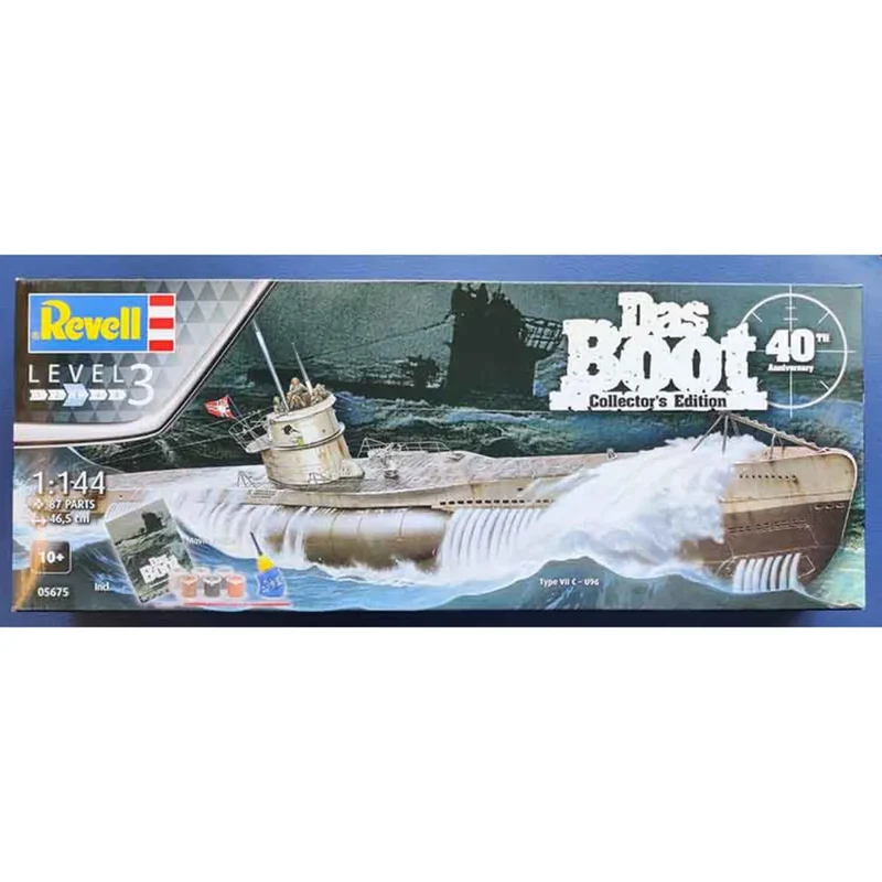 Revell – 05675 – Bausatz U - Boot Typ VII C - Das Boot Collector's Edition - - 1:144