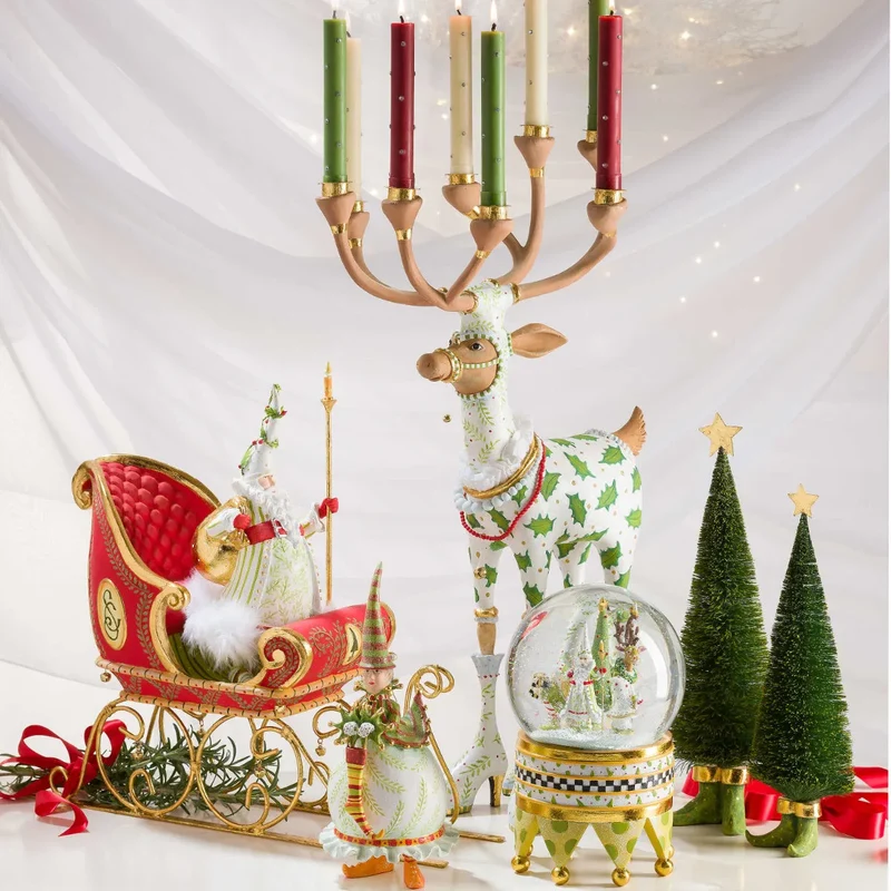Krinkles - Dash Away Sisal Elf Tree Figures