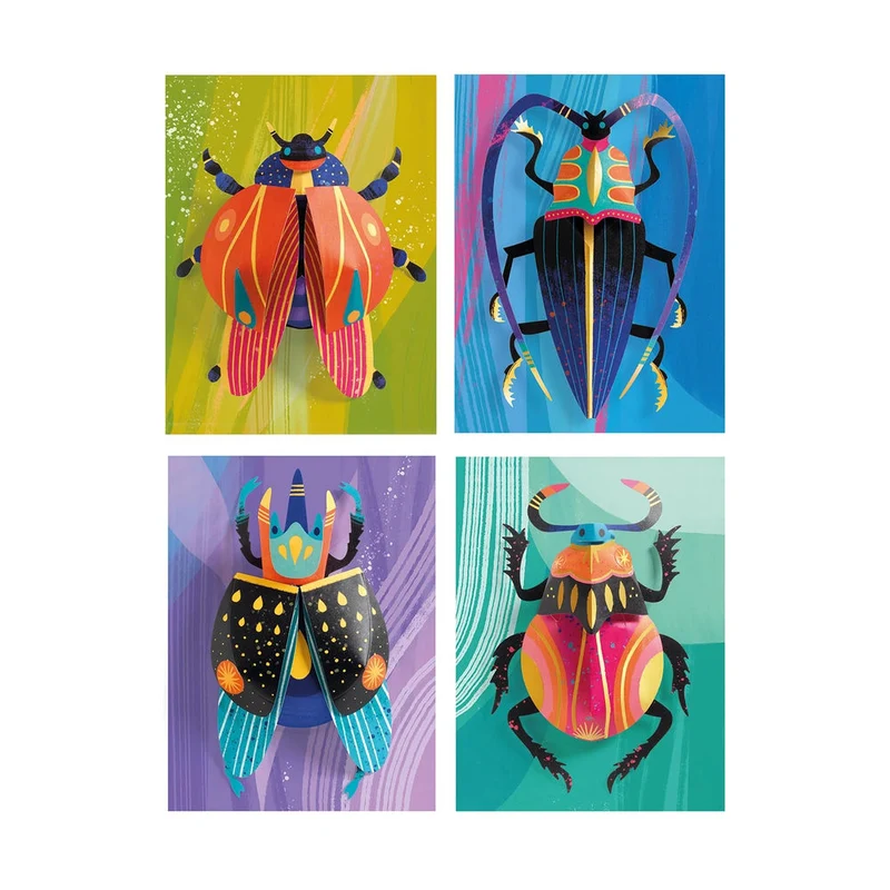 Djeco 3D Bilder Papierkäfer