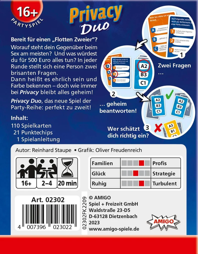 Privacy Duo, deutsch