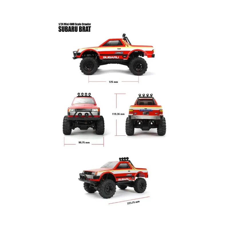 Carisma - MSA - 1E Subaru Brat 1:24 RTR - 1:24