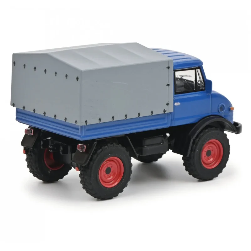 Schuco - Unimog U406 blau 1:64
