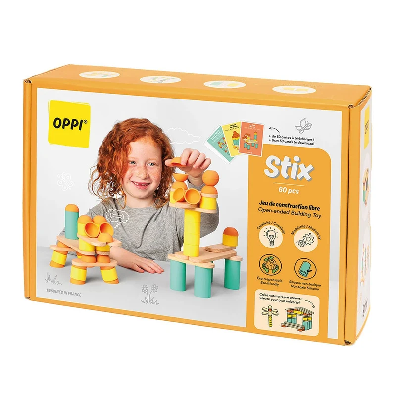 Stix Konstruktionsspielzeug 60-teilig