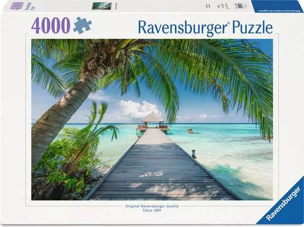Ravensburger Dream Beach in the Maldives (4000pcs)