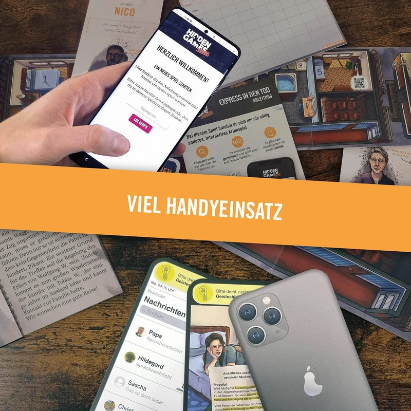 Express in den Tod (Krimidinner) - Hidden Games Hangover, deutsch