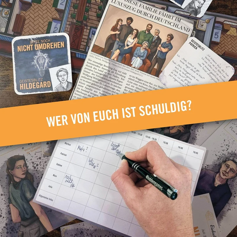 Express in den Tod (Krimidinner) - Hidden Games Hangover, deutsch