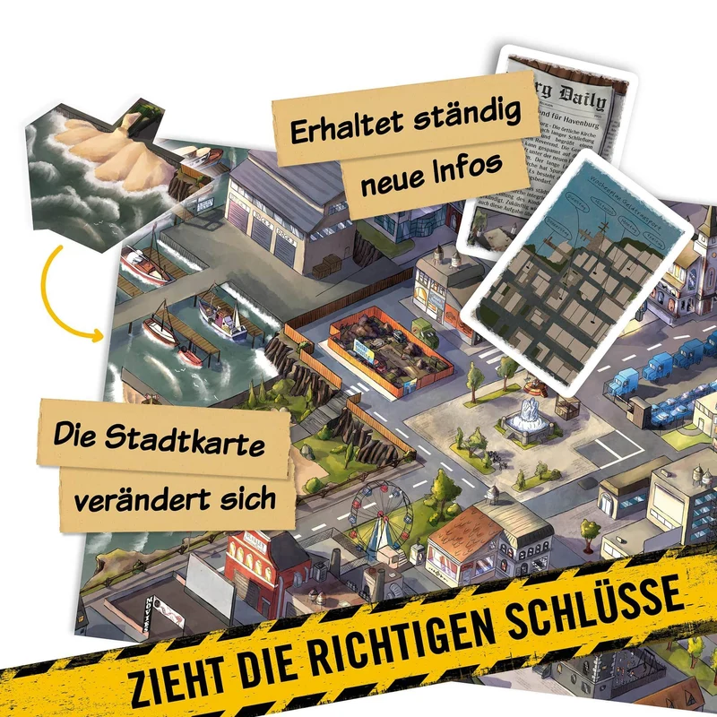 Wer hat Mr. Reed getötet? - Hidden Games Krimi-Brettspiel, deutsch