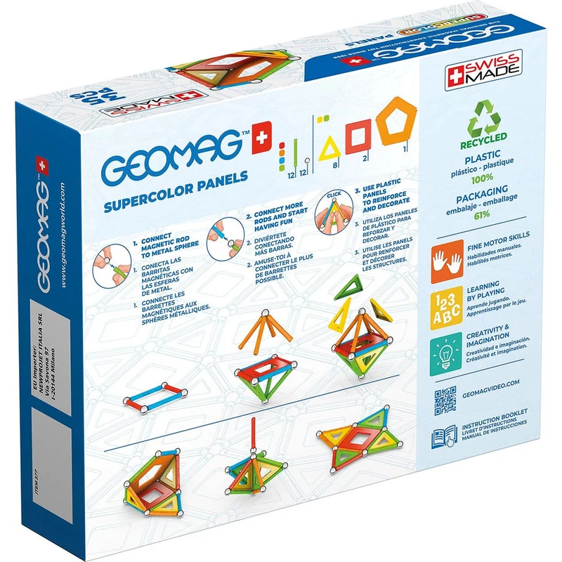Geomag Panels GREEN line SUPERCOLOR 35 Teile