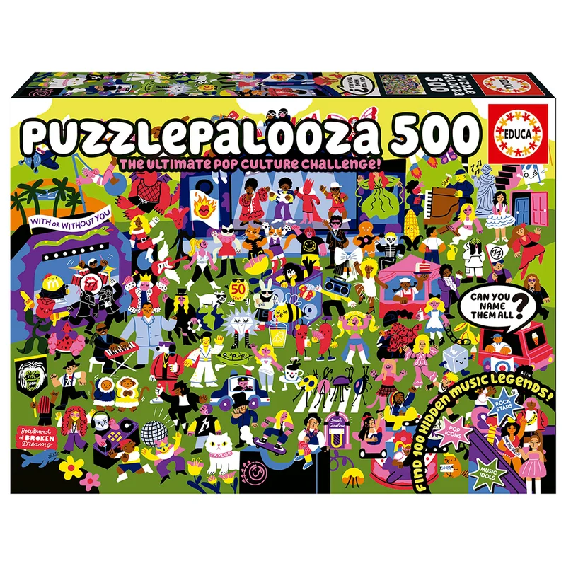 Puzzle Palooza - The Ultimate Pop Culture Challenge (500pcs)