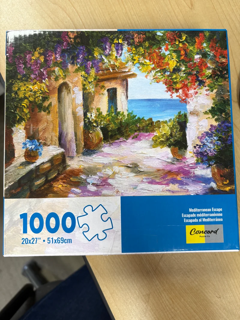 PFG Mediterranean Escape (1000pcs) (Usage/Used - PUZZLES FOR GOOD)