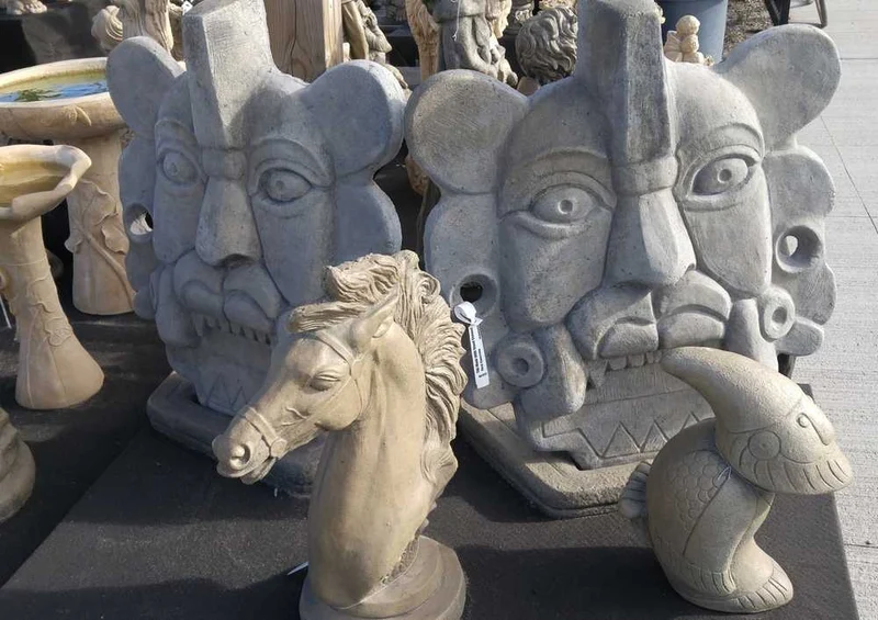 59774 Hintergründe - Gartenfiguren Puzzle