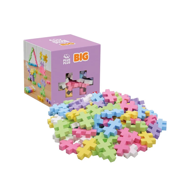 Plus-plus 100 Kreativ Bausteine BIG Pastell