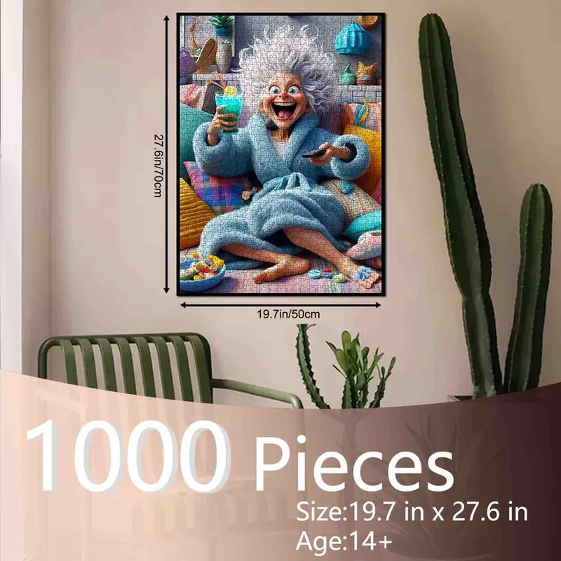 Playful Seniors - Cozy Chaos Granny (1000pcs)